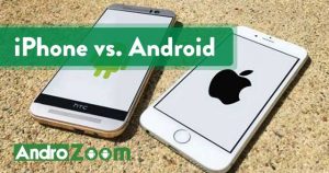 iPhone vs. Android smartphones